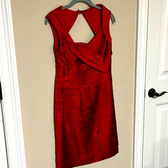 Jones New York Red Cocktail Dress - Picture 1 of 4